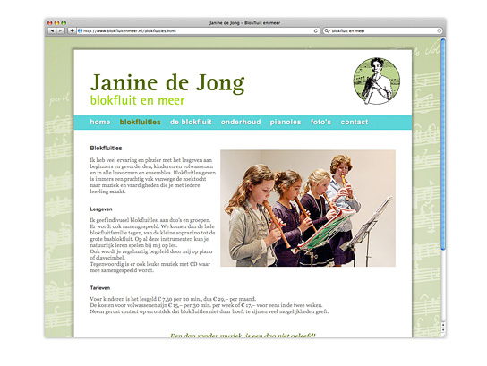 Janine de Jong - Bolkfluit en meer